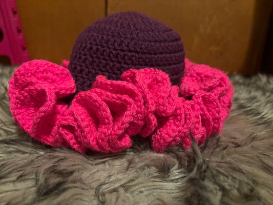 Kids ruffle hat