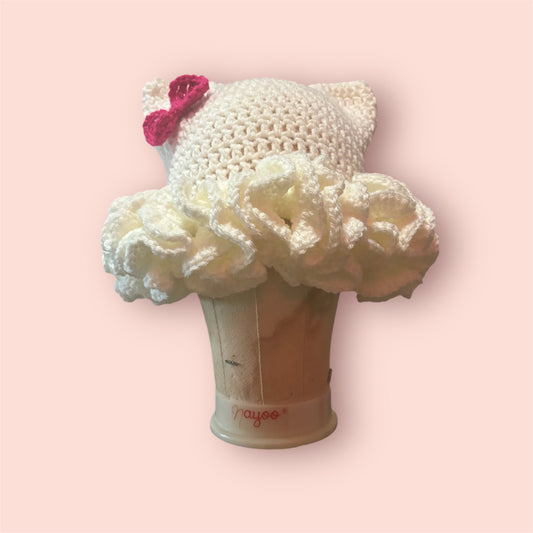 Hello Kitty Ruffle Hat